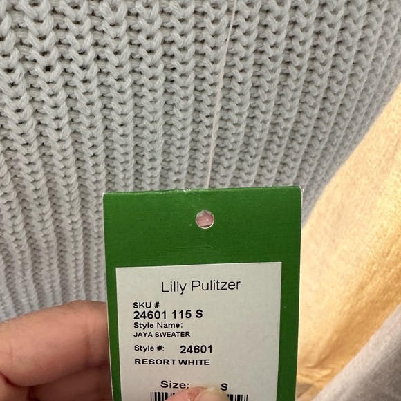 Lilly Pulitzer Jaya Fringed Pom Pom Knit Top Sleeveless - SMALL - Picture 3 of 4